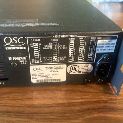 QSC PLX 2402 2-Channel Power Amplifier 2000s - Black image 6