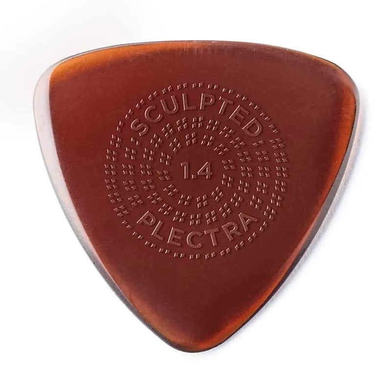 Dunlop 516R14 Primetone Small Tri Grip 1.4mm Triangle Guitar Picks (12-Pack) image 1