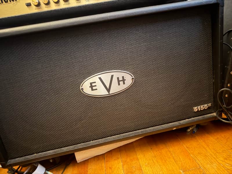 EVH 5150 III 60-Watt 2x12" Guitar Speaker Cabinet 2012 - Present - Black image 1