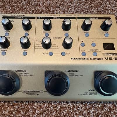 Boss VE-8 Acoustic Singer Pre-Amp 2016 - Present - White image 2