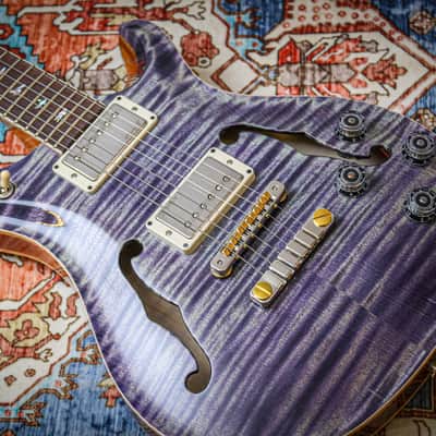 PRS USA Paul Reed Smith McCarty 594 Hollowbody II "Faded Purple + Rosewood" (2025) image 5