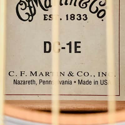 Martin DC-E1 with RARE Laminate Neck 2010 Made in the USA image 9