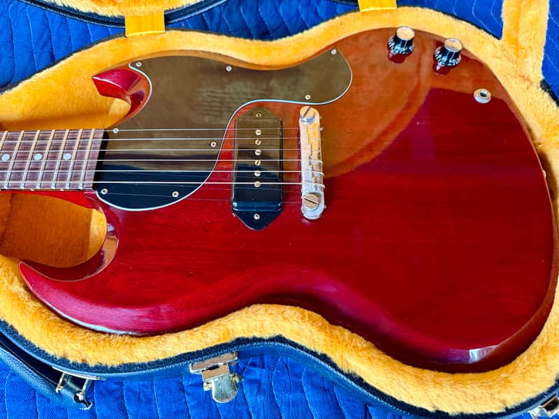 Gibson Custom Shop '63 SG Junior Reissue Lightning Bar 2020 - Present - Cherry Red