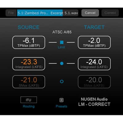 NuGen Audio Loudness Toolkit - DAW Loudness Compliant Delivery Software Bundle (Download) image 7