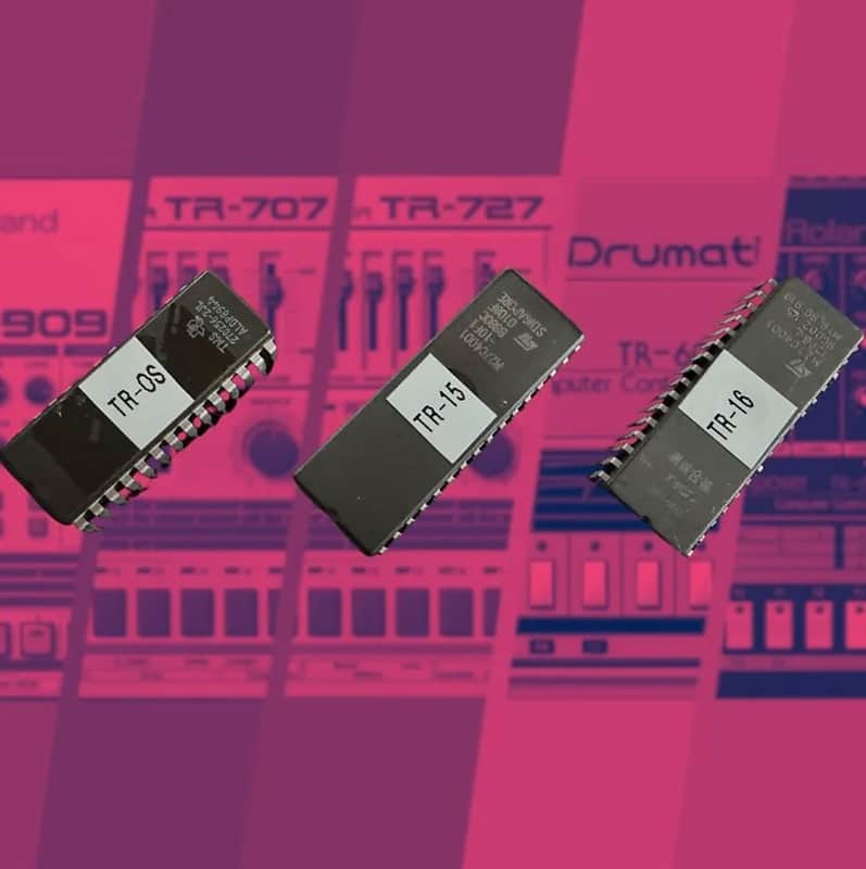 Alesis HR-16 / HR-16B EPROM Upgrade - Full Roland TR Series: TR-505, 606, 626, 707, 727, 808 & 909 + OS 2.0 image 1