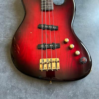 Tokai Custom Edition Jazz Bass Made in Japan 1991 - Transparent Red image 3