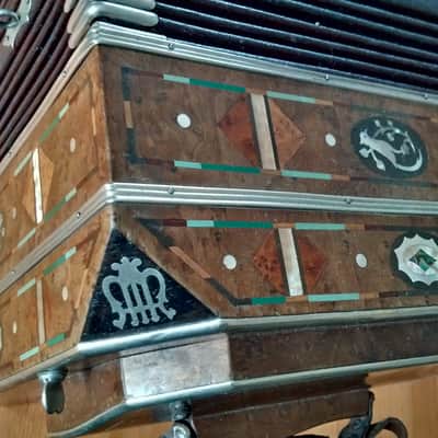 Scheffler Map Haustein Concertina Accordion (23+28 = 51 Buttons) with Carry Case image 13