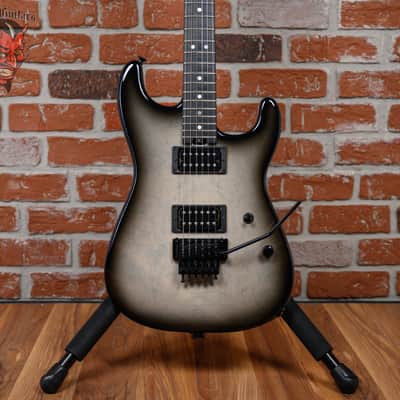 Charvel USA Custom Shop San Dimas Custom Trans White Black Burst 2015 w/OHSC image 1
