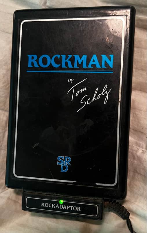 SR&D Rockman X100 Pocket Amplifier 1984 - 1994 - Blue image 1