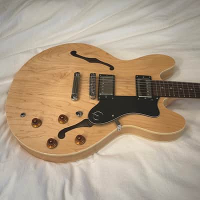 Vintage 1990 Epiphone Dot (Gibson 335) - Made in Korea (MIK) - Natural - Free Pro Setup image 2