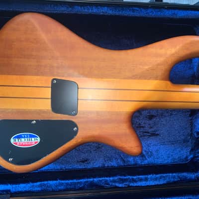 Schecter Stiletto Studio-8 Left Hand Active Bass 2010s - Honey Satin image 6