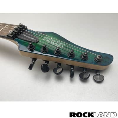 Schecter C-6 FR Pro Aqua Burst image 13