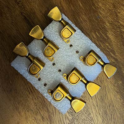Vintage Gibson-branded Schaller M6 180 gold tuners - '78 original 3x3 set - Norlin Era Les Paul Custom image 9