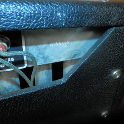 Fender Twin Reverb Amp Black Panel Guitar Tube Combo with cover + footswitch vintage 1966 image 10