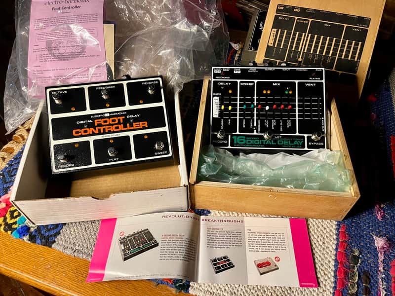 Electro-Harmonix 16 Second Digital Delay 2000s with FOOT CONTROLLER NOS image 1