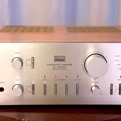 🔥🎶✨ Sansui AU-D707F Vintage Integrated Amplifier (100V • Serviced • Excellent • Step-Down Transformer Included) – Plug & Play image 2