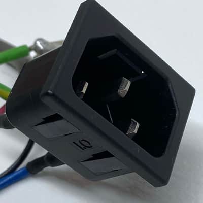 Lexicon MPX1 Multiple Processor FX - IEC Inlet Power Connector with Cables and Plugs. image 2
