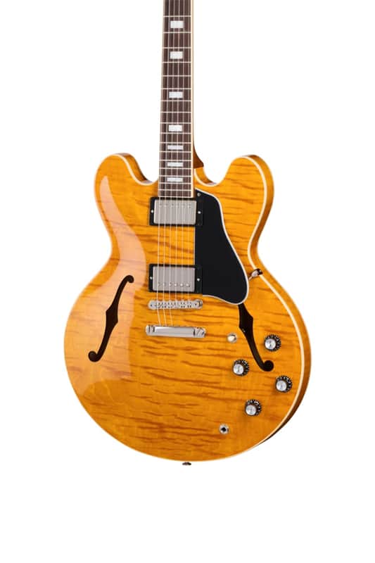 Gibson USA ES-335 Figured Honey Amber w/case image 1