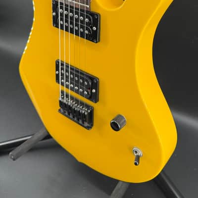 USA Handmade Hill Guitars Jon Hill Bootleg Aztec 2000's - Taxicab Yellow image 3