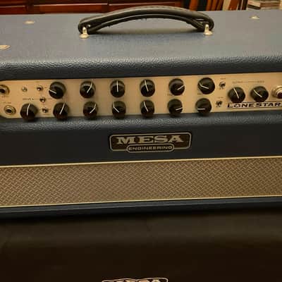 Mesa Boogie Lone Star Classic Head Blue Bronco – Made in USA + Cassa Rectifier - Blu Bronco image 5