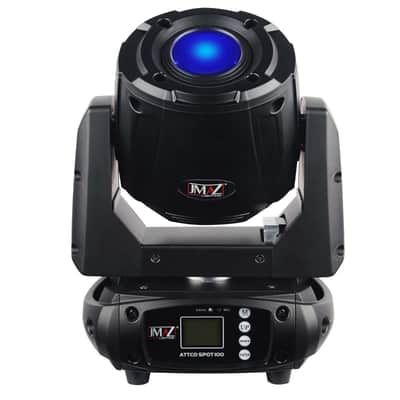 JMAZ Lighting JZ3009 Attco Spot 100 Black DJ LED DMX Moving Head Lights 4 Pack image 4