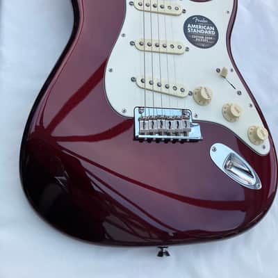Fender 60th Anniversary American Standard Stratocaster 2014 - Bordeaux Metallic image 3