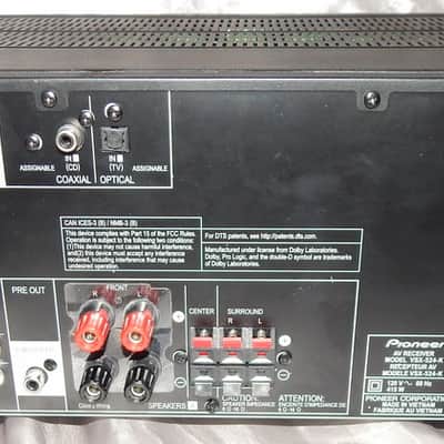Pioneer VSX-524 HDMI home theater receiver with remote image 4