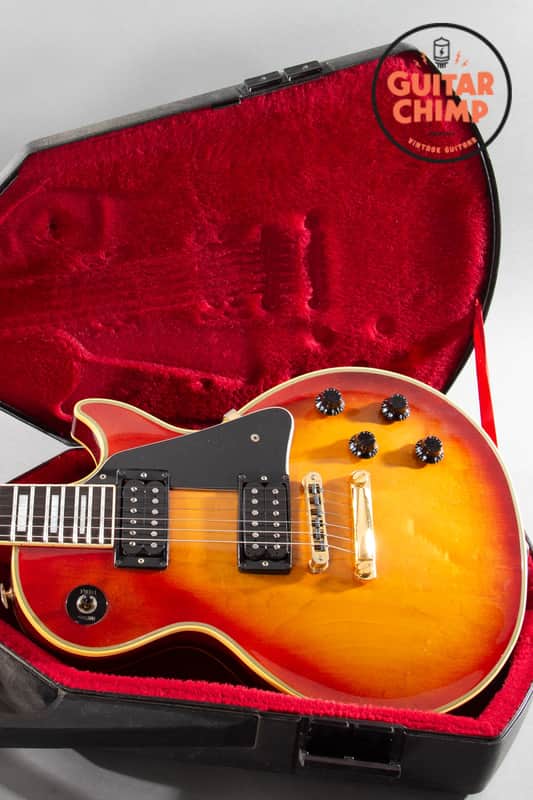 1982 Gibson Les Paul Custom Heritage Cherry Sunburst w/ Chainsaw Case & Rio Grande Pickups image 1