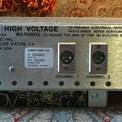 Summit Audio EQP-200 Dual Channel Pultec Type Tube EQ image 3
