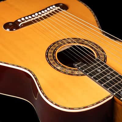 Lark In The Morning Harp Guitar Vintage Natural image 5