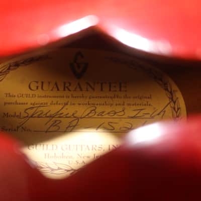Guild Starfire bass 1967 - red image 12
