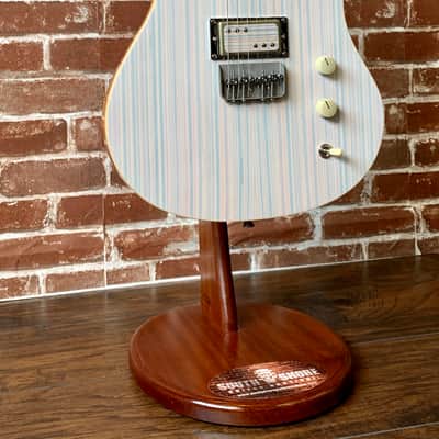 Prisma Accardo  2020 Tinted White/ Natural AAA Roasted Flame Maple Neck *7lbs 7.6oz* (Authorized Dealer) image 1