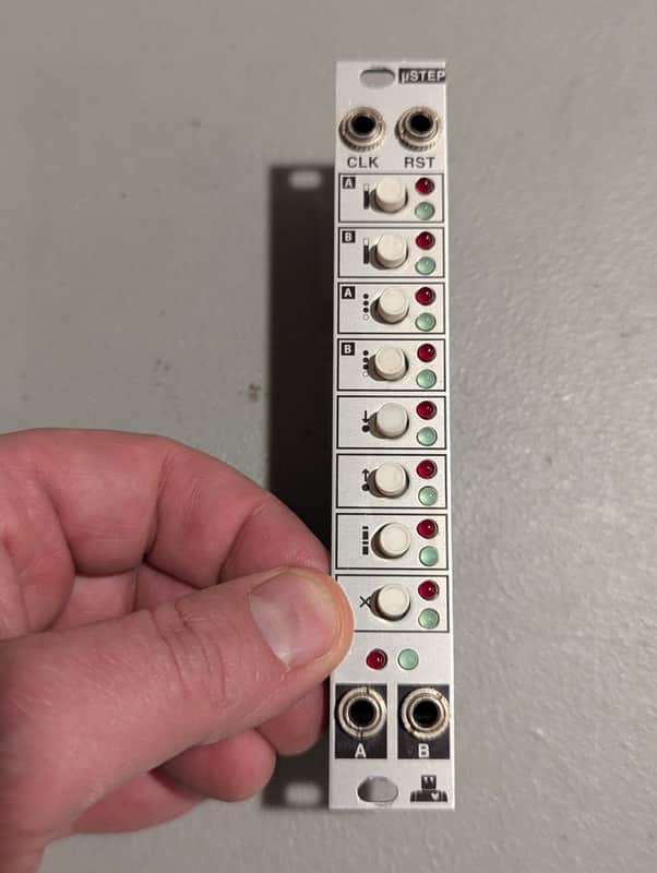 Intellijel uStep Dual 8 / 16 Step Sequencer Eurorack Synth Module 2011 - 2017 - Silver image 1