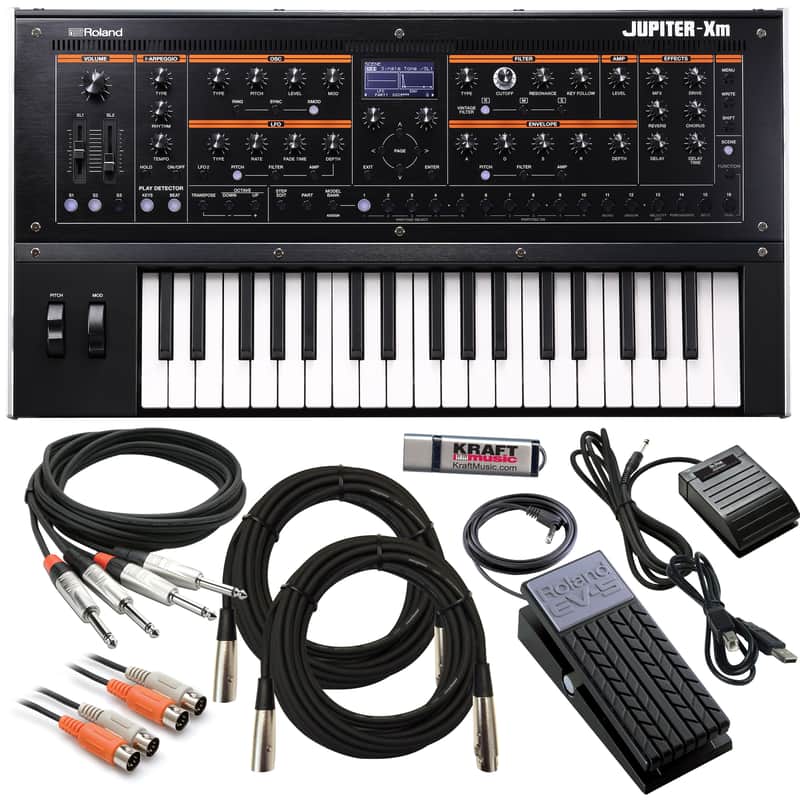 Roland Jupiter-Xm 37-Key Synthesizer - Cable Kit image 1