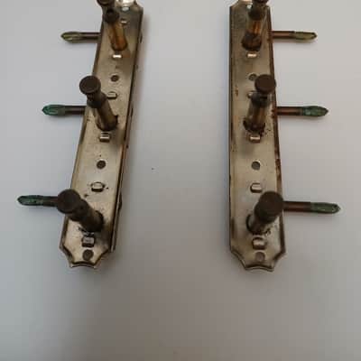 Kluson Single line Deluxe 3 on a plate tuning machine set 50s? - Nickel image 4