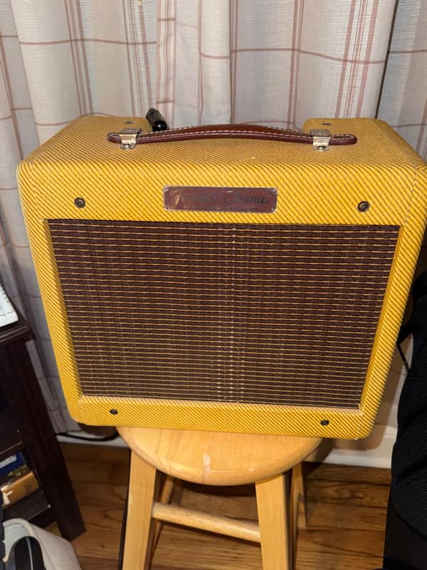 Fender '57 Custom Champ 2-Channel 5-Watt 1x8" Guitar Combo 2016 - Present - Lacquered Tweed image 1