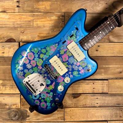 Fender MIJ Traditional '60s Jazzmaster - 2018 Blue Flower w/HSC image 2