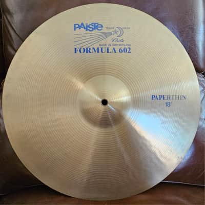 Paiste 18" Formula 6O2 Paperthin Blue Label image 1