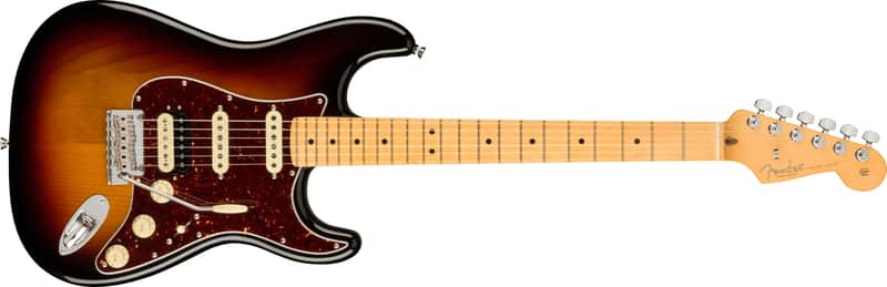 Fender American Professional II Stratocaster HSS with Maple Fretboard 2020 - Present - 3-Color Sunburst image 1