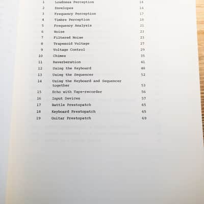 EMS The Synthi Educational book 1973 - 82 sheets - NEW image 5