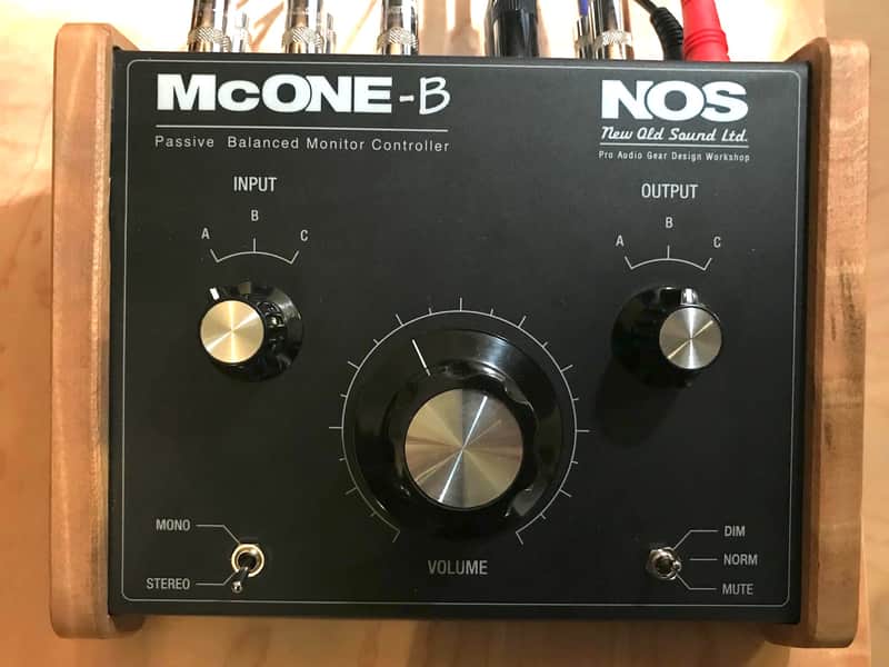 New Old Sound NOS McONE-B Passive Monitoring Controller, 3 Stereo In and Out, Balanced Version image 1