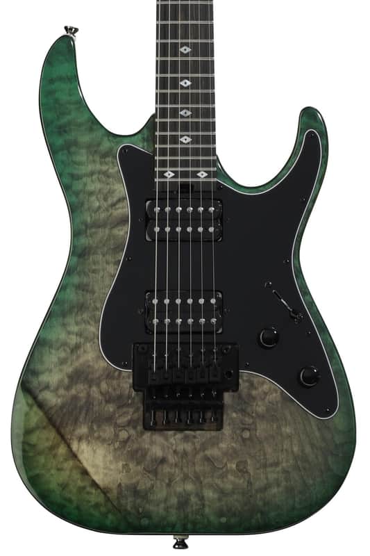 Kramer Volante Quilt HHFR Electric Guitar - Ultramarine Burst image 1