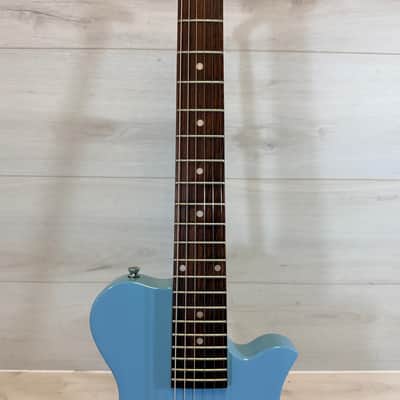 First Act ME263 1/2 Size Mini Electric Guitar Light Blue 2000s–2010s image 3