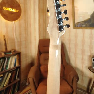 Krunk Ani Style Black Custom Guitar Soviet Era Reissue Rare USSR Retro image 4