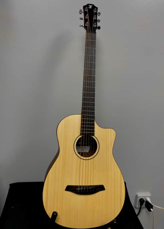 Furch Pioneer-ER Engelmann Spruce/Indian Rosewood Travel Size Cutaway Acoustic Guitar image 1