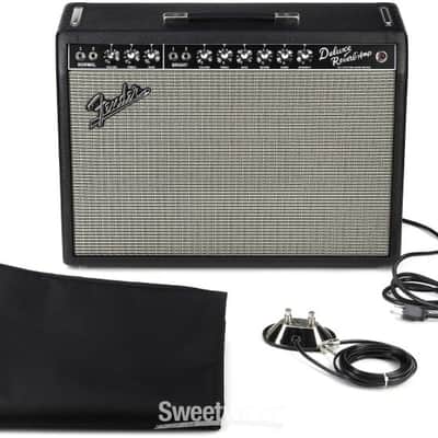 Fender '64 Custom Deluxe Reverb 1 x 12-inch 20-watt Tube Combo Amp (64CustDeluxed2) image 4