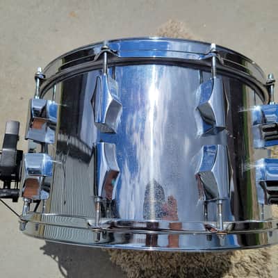 Corder/Fibes 8x14 Maple Snare Drum W/ 20 Lugs - Chrome Over Wood (C013-1) image 14