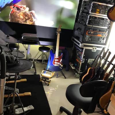 Impossible@guitar™ ‎בְּצַלְאֵל 比撒列 57/62 IG- Vintage ST Diamond Blue 2025 - Vintage ST Diamond Blue + GhostFire Bullet 3.0 padded  Super Thick GigBag - Safe Shipping image 5