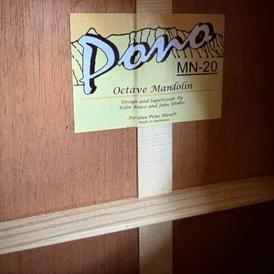 Pono MN-20 Octave Mandolin 2018 - Natural image 4
