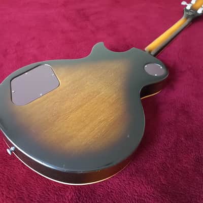 RARE 2-piece top Gibson Les Paul Standard 1981 Tobacco Sunburst with Tim Shaw & Chainsaw case image 7